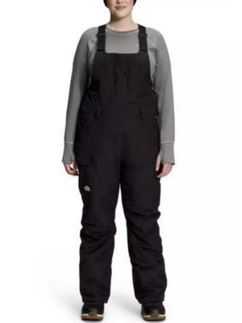 NWT THE NORTH FACE Plus Freedom Snow Bib Pants Women's Size 2X Long Black $220.